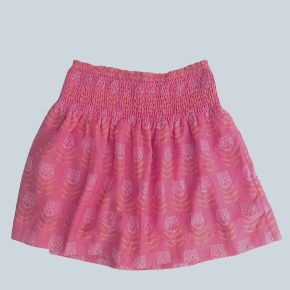 J. MARIE Women's Maeve Skort Medium Pink, Orange, & White Novelty Flower Print